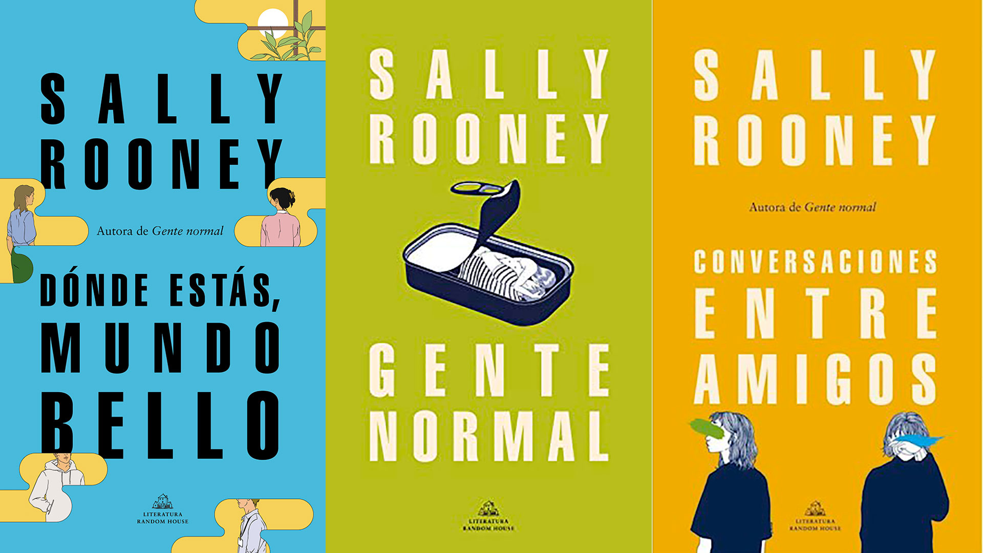 Las tres novelas de Rooney fueron traducidas al castellano.