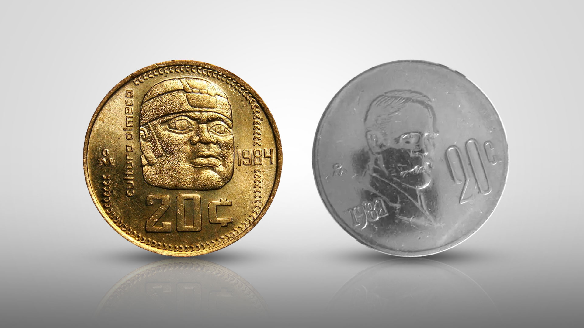 Las monedas de 20 centavos que se ofrecen por la web. (Foto: Infobae)