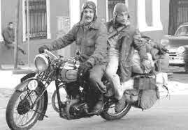 El Che con Alberto Granados cuando emprendió su emblemático viaje en motocicleta por Latinoamérica
