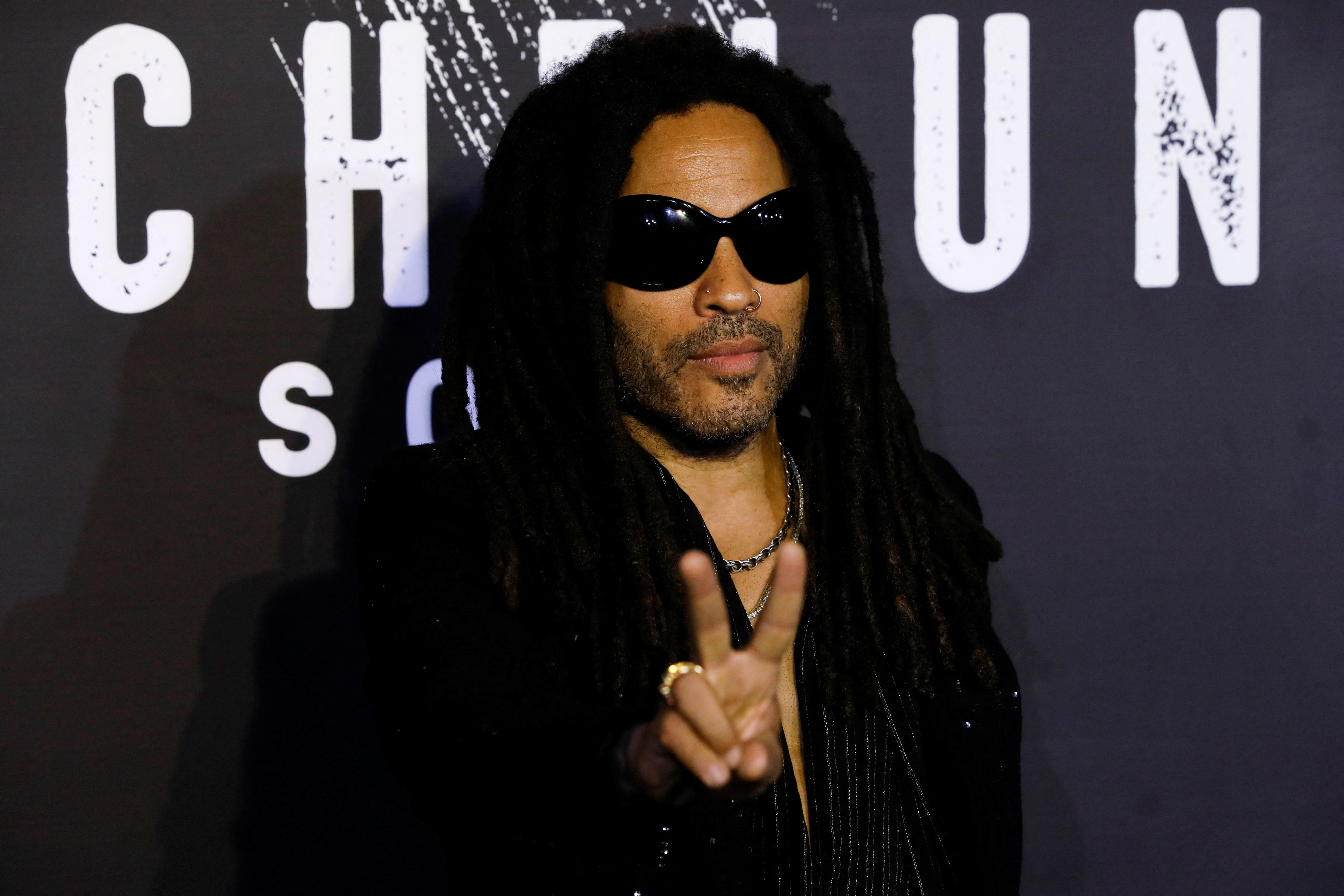Musician Lenny Kravitz attends the launch event for his sotol liquor brand in Mexico City, Mexico October 24, 2022. REUTERS/Raquel Cunha