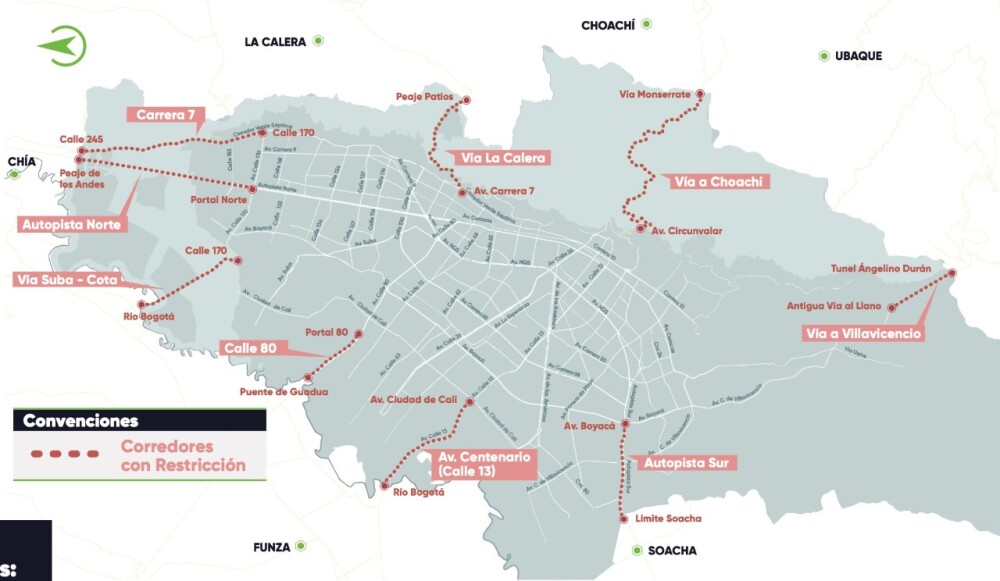 Pico Y Placa Para Puentes Festivos En Bogotá Conozca Los Corredores En Los Que Regirá La