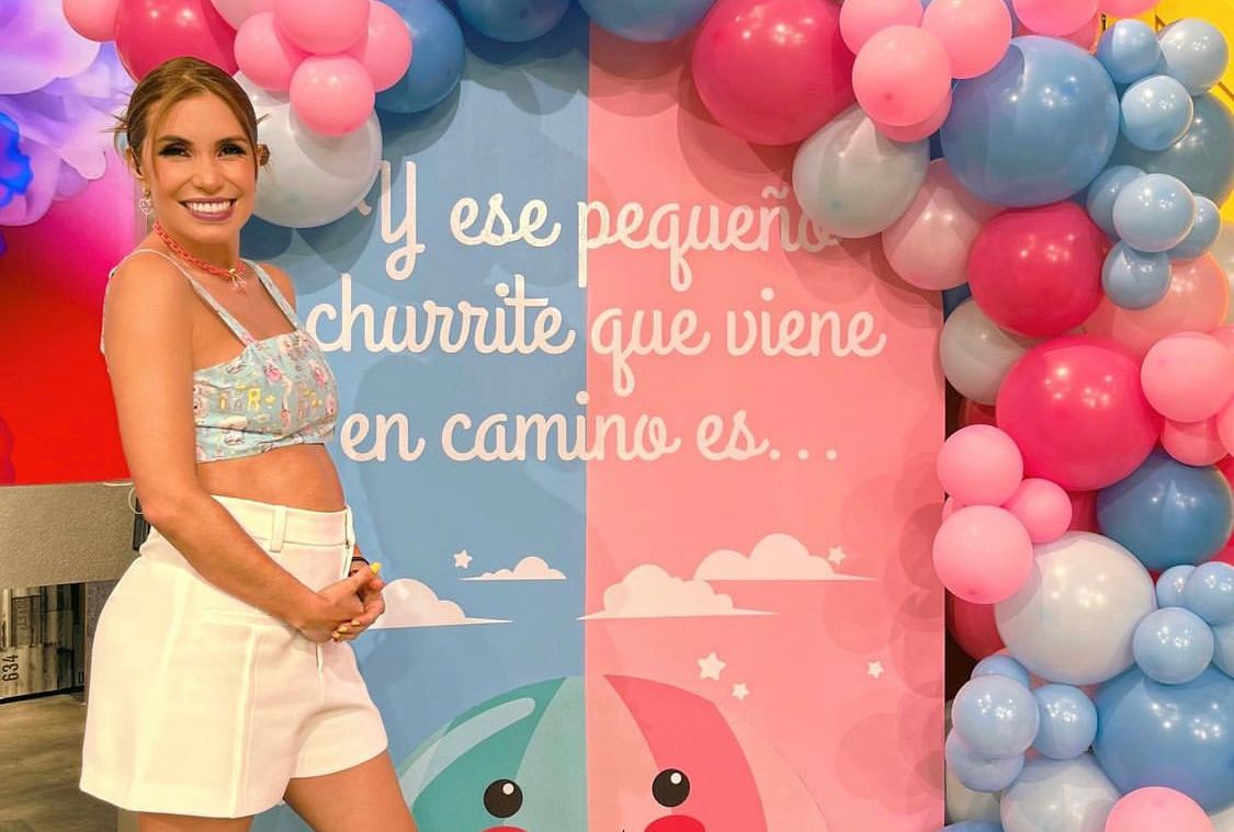 Andrea Escalona presentó oficialmente el sexo de su bebé Foto: Instagram/@programahoy