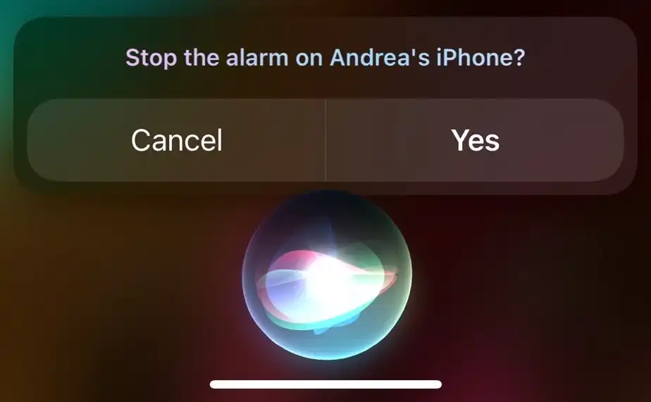 Apagar alarma con Siri. (foto: Mira Cómo Se Hace)