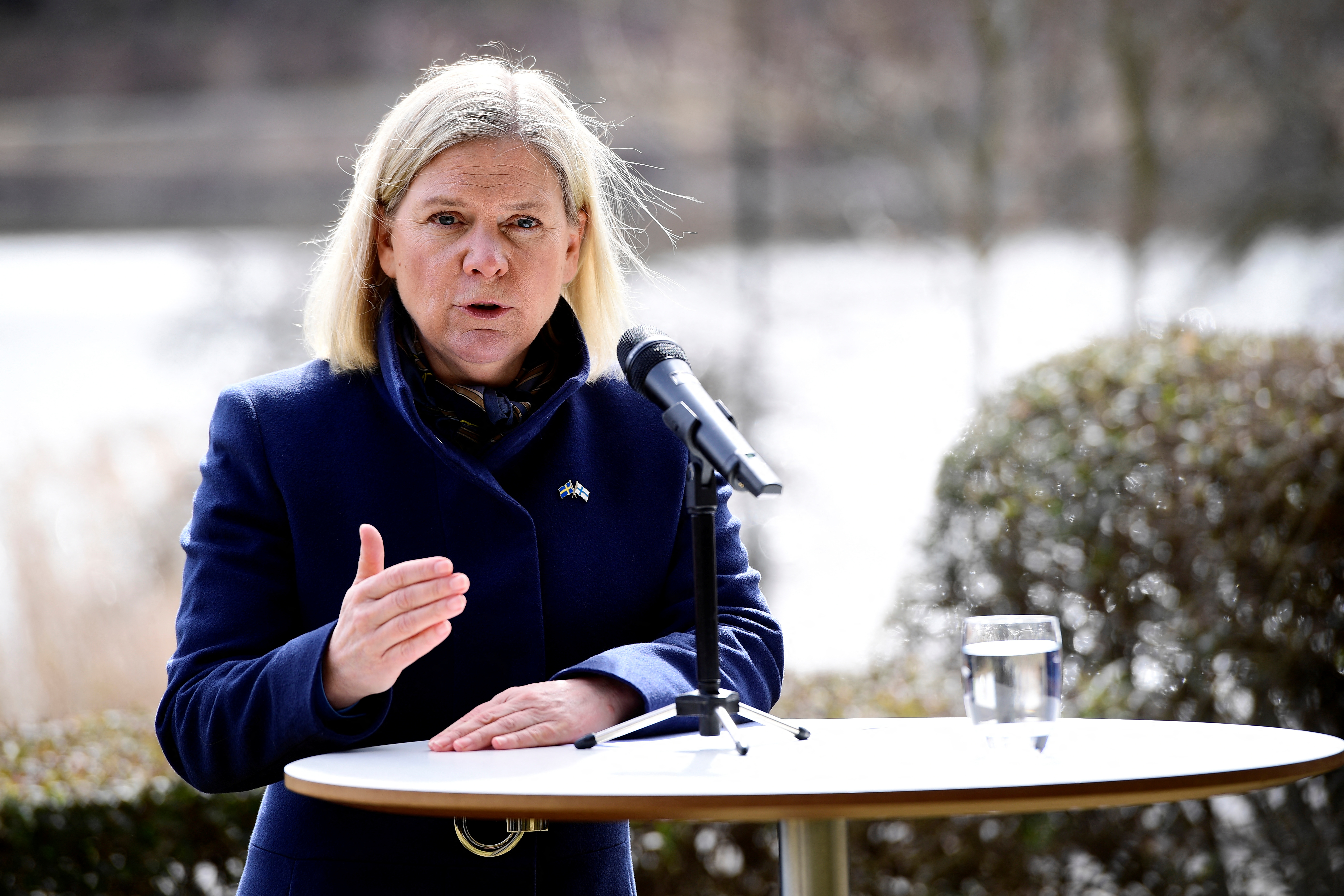 La primera ministra de Suecia, Magdalena Andersson. Paul Wennerholm/TT News Agency/vía REUTERS 