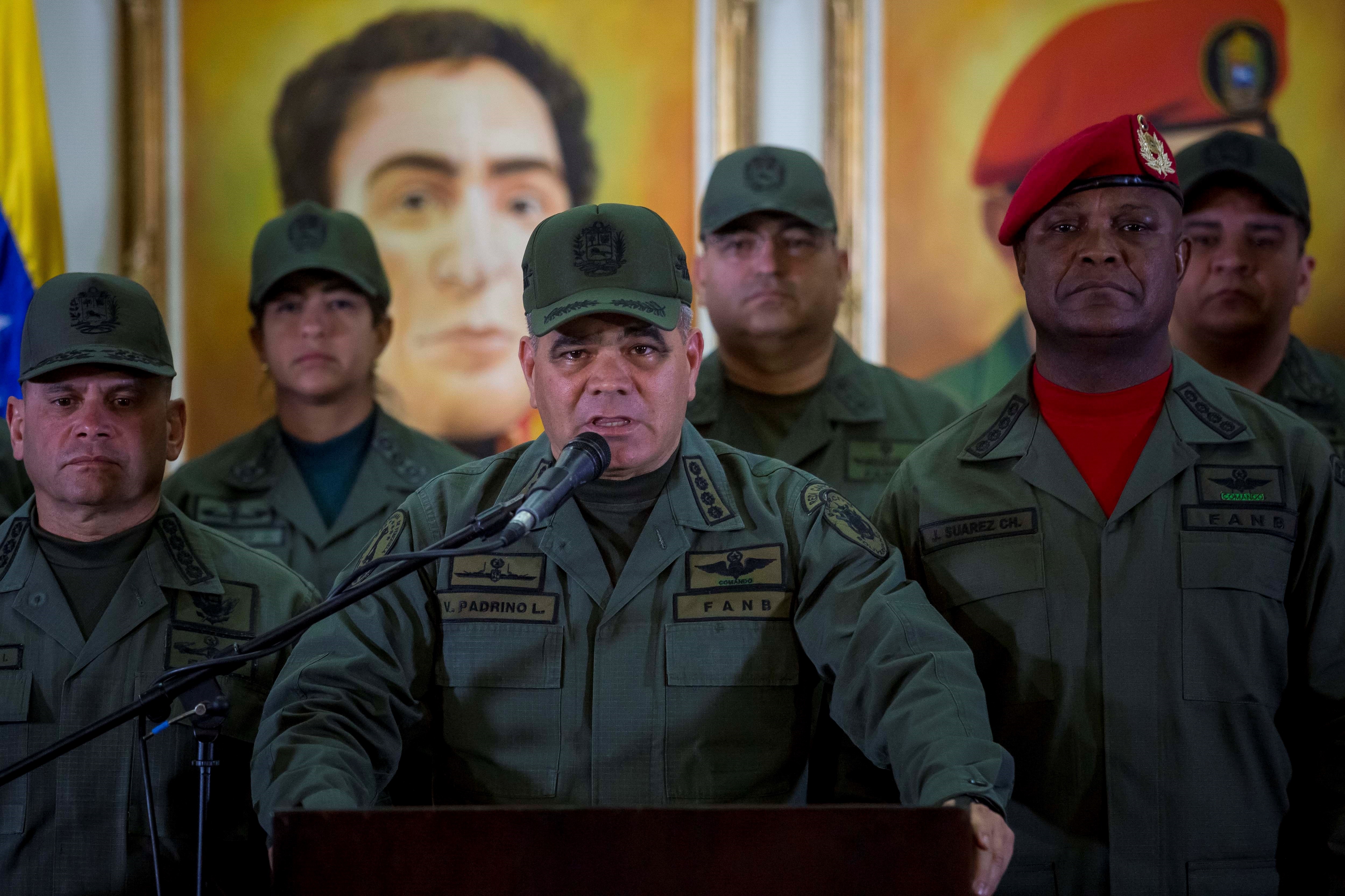 El ministro de Defensa de Venezuela, Vladimir Padrino López. EFE/MIGUEL GUTIERREZ/Archivo
