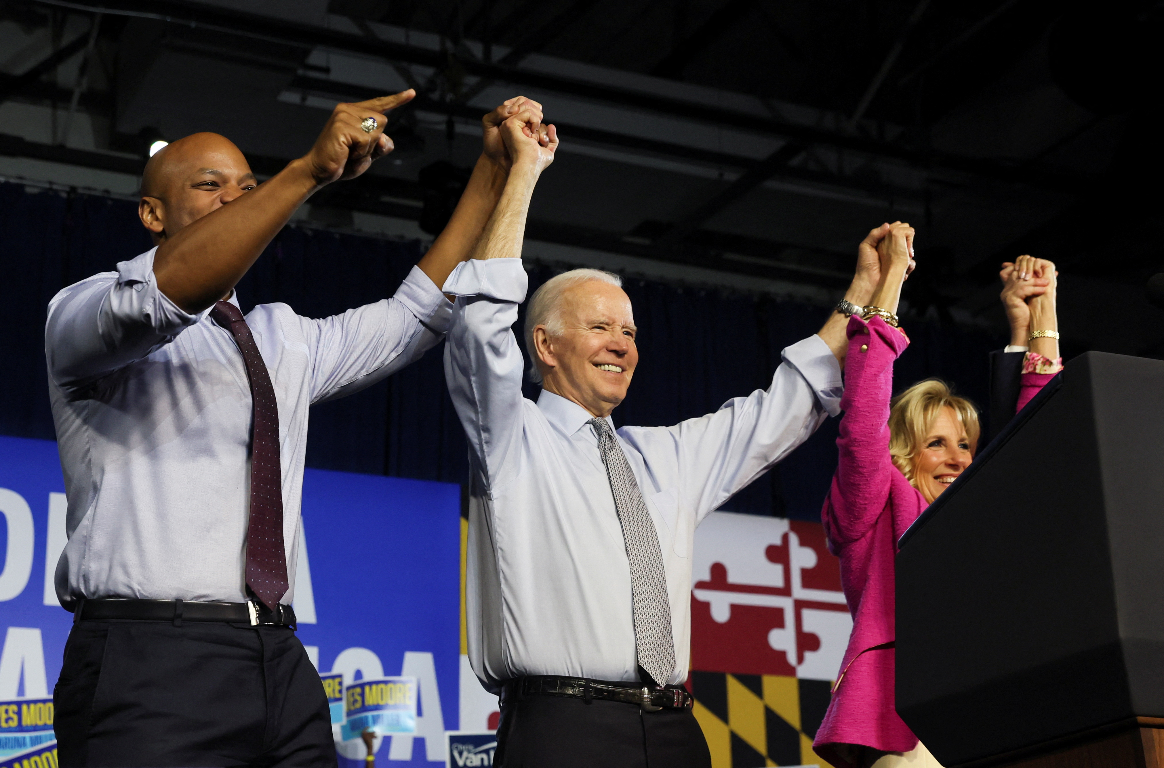 El presidente Biden encabezó un acto en Maryland. (REUTERS/Leah Millis)