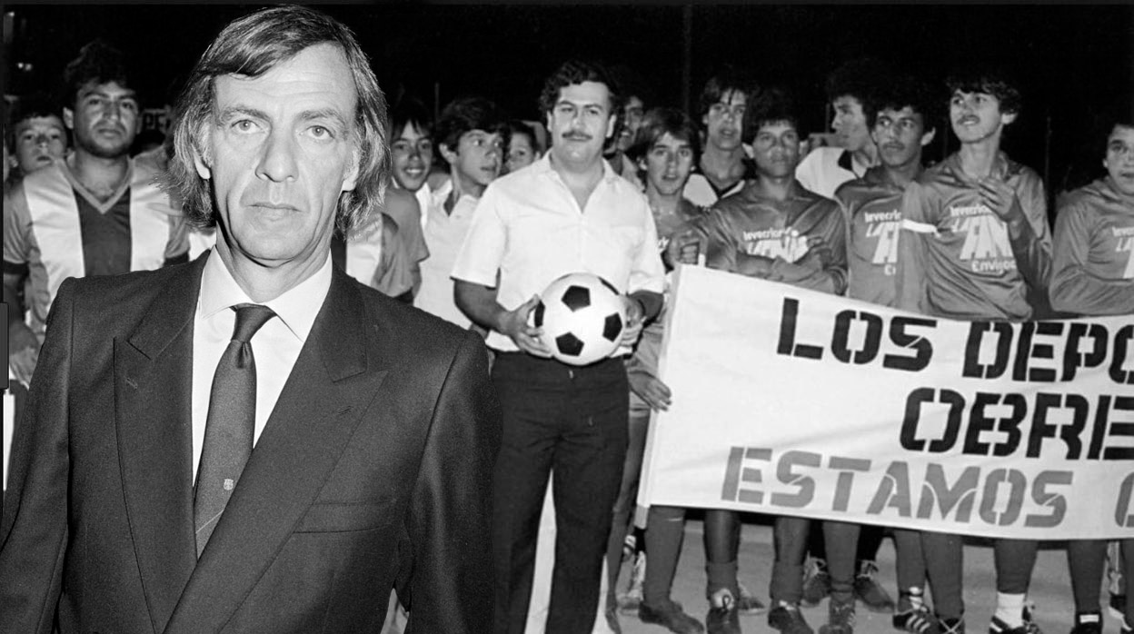 El técnico argentino fue seducido por el capo del narcotráfico colombiano para que dirigiera al equipo de su ciudad. Una oferta que rechazó Menotti por cumplir el sueño de dirigir al Fútbol Club Barcelona.