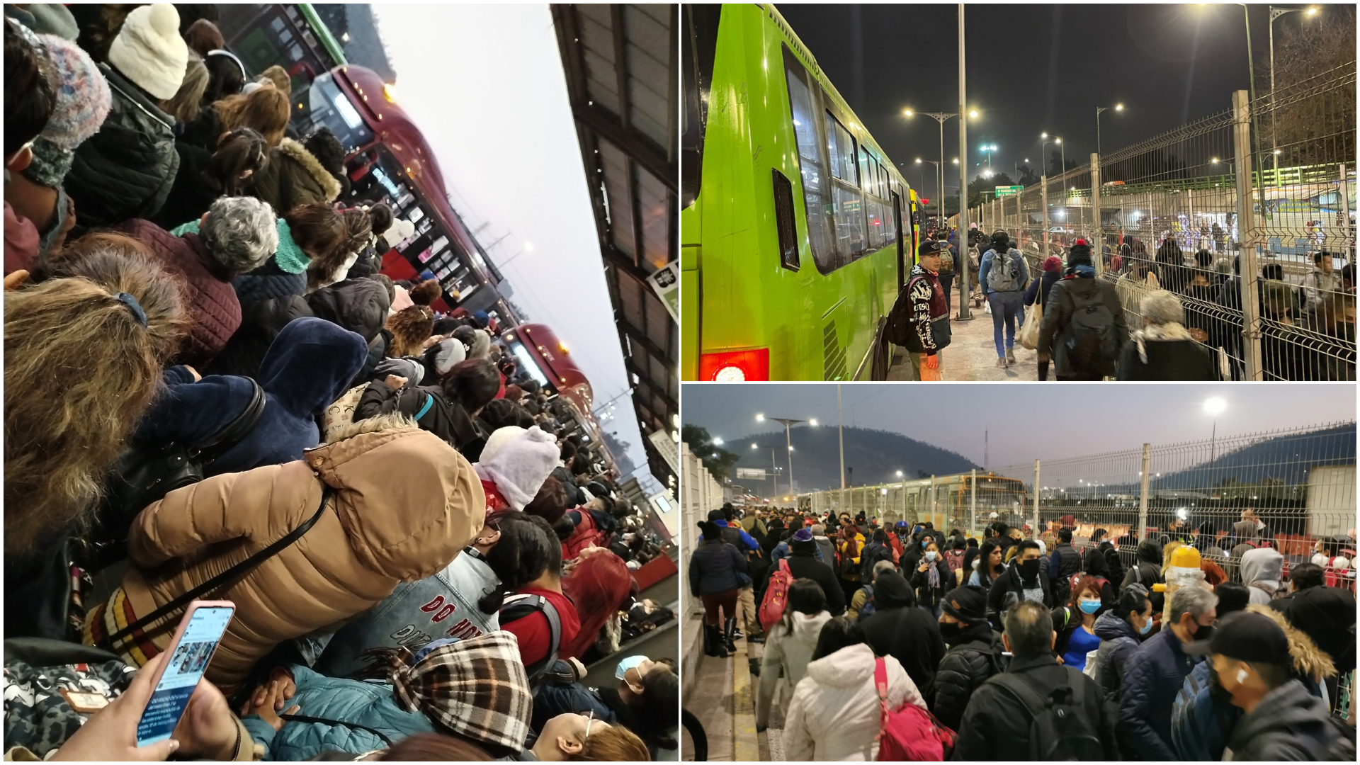 Metro inició semana con cinco cierres de líneas y estaciones; usuarios reportaron caos  
