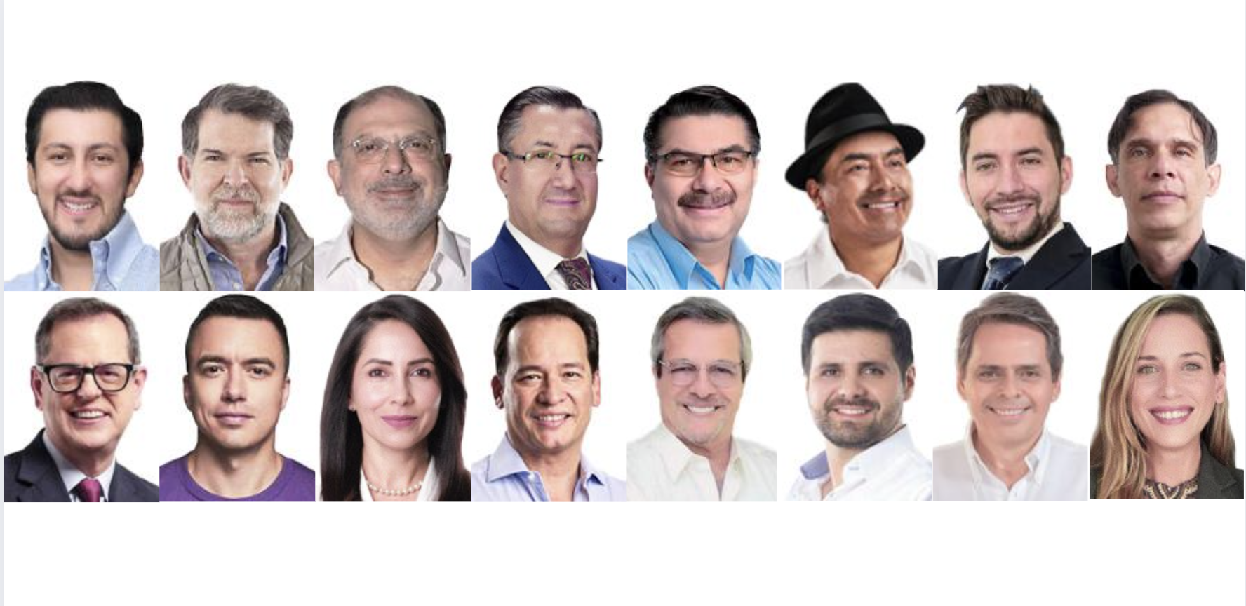 Elecciones Ecuador: Estos son los 16 candidatos presidenciales - Infobae