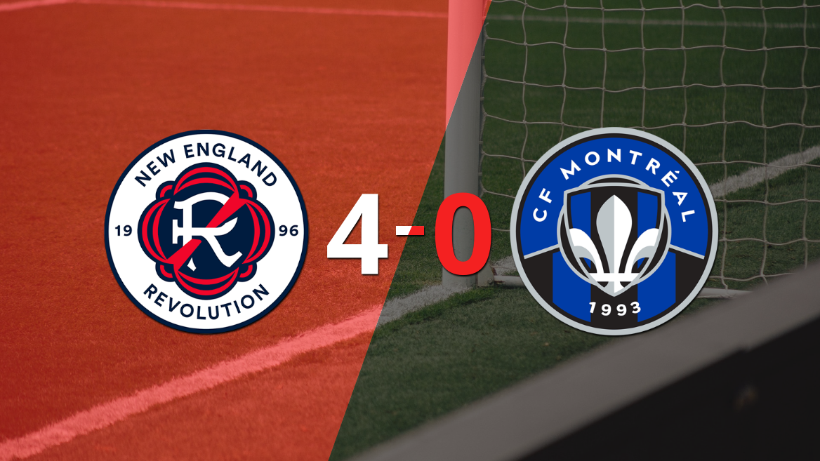 CF Montréal se fue goleado 4-0 en su visita a New England Revolution