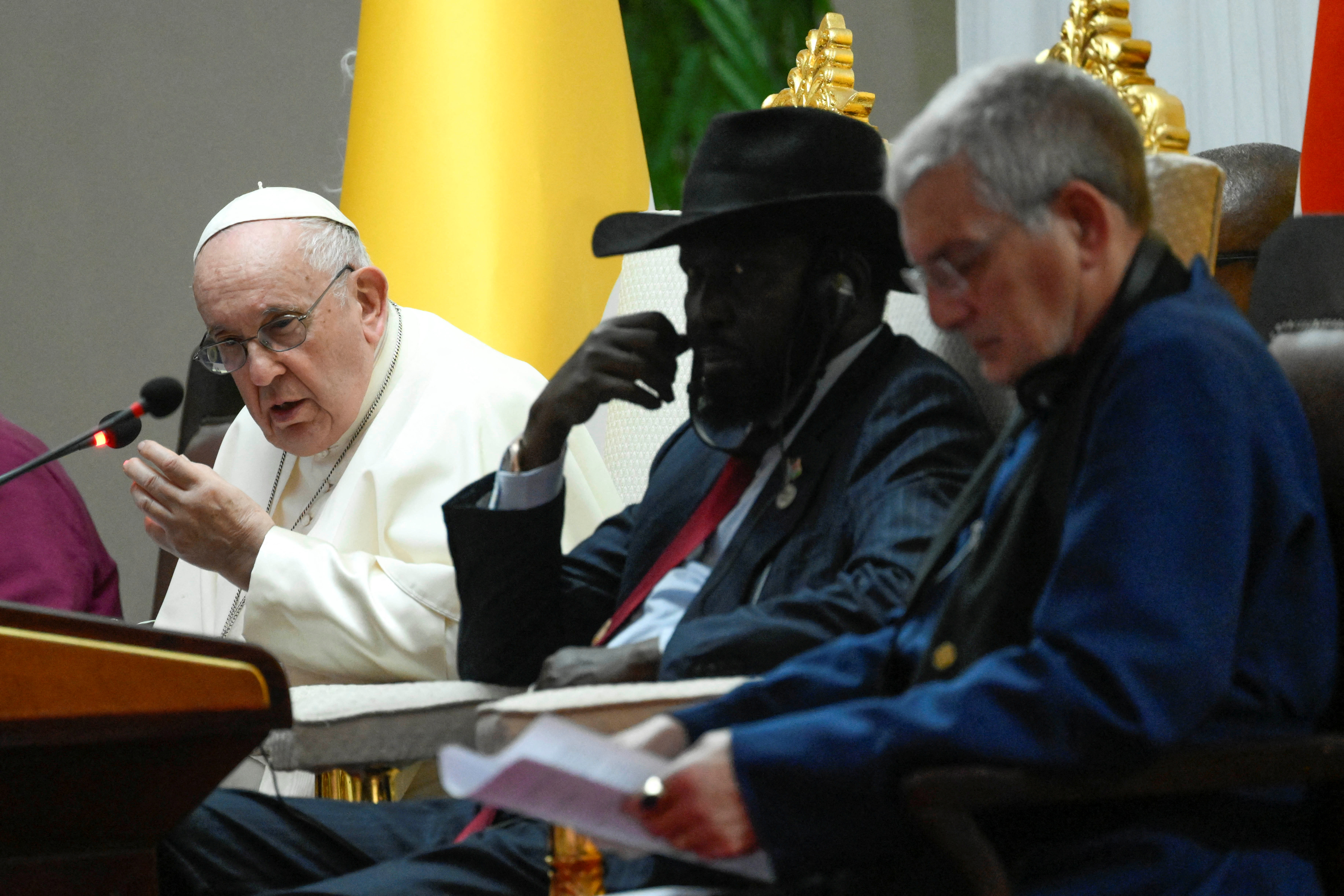 Francisco pidió “un nuevo impulso” a la paz en Sudán (REUTERS)