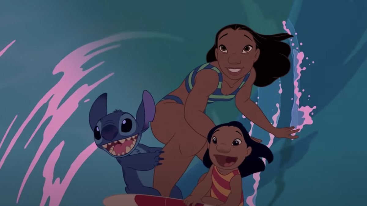 The story follows Lilo, Nani, and Stitch on a family-friendly, sci-fi adventure.  (Disney)