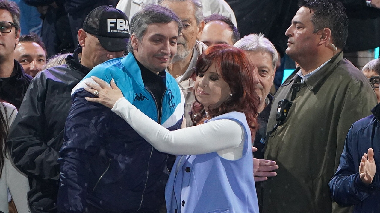 Cristina y Máximo Kirchner, sin candidato propio en la fórmula presidencial (Franco Fafasuli)