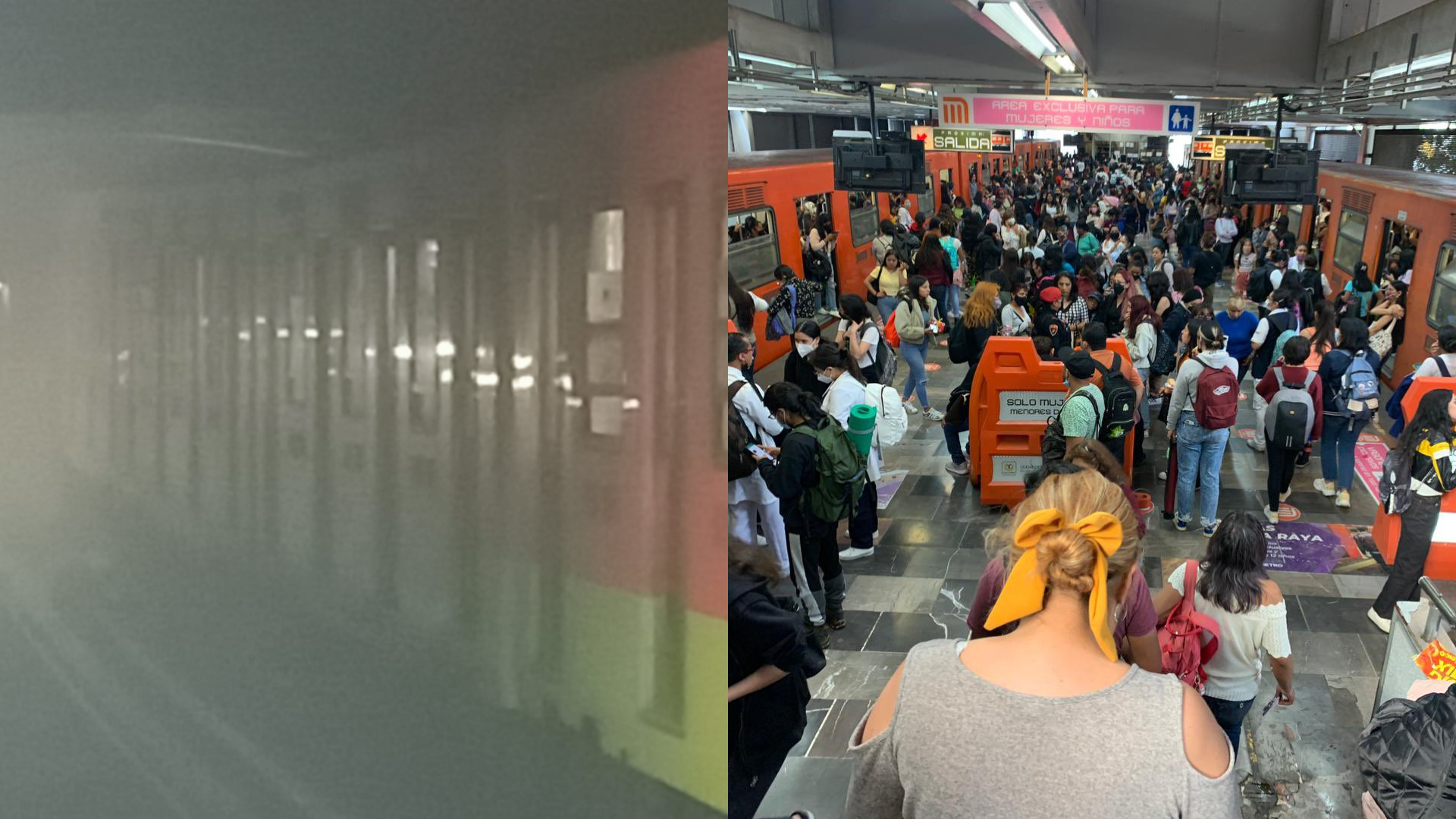 Metro CDMX: reportaron retrasos y fuerte olor a humo en Zapata