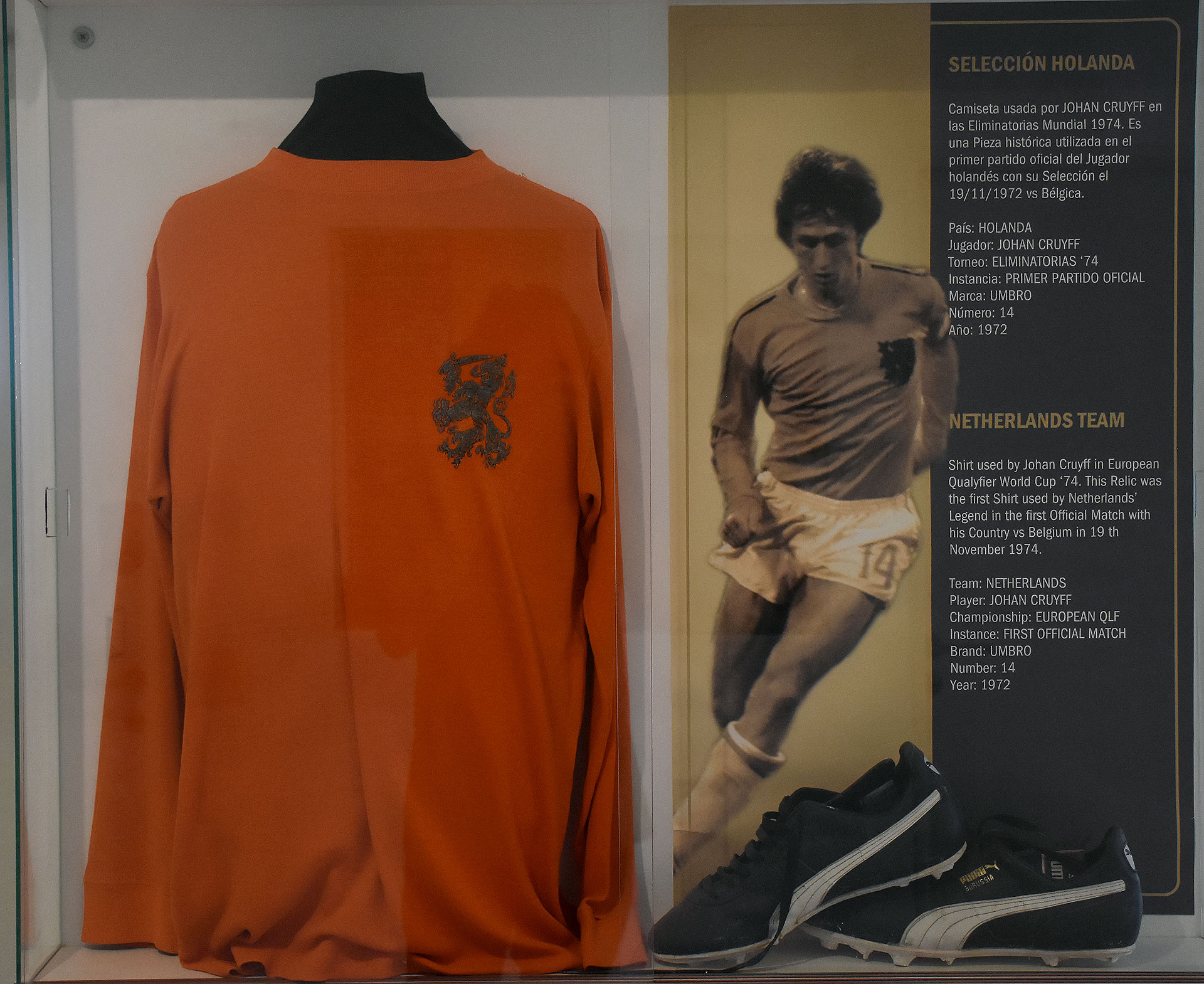El holandés Johan Cruyff, presente en el Museo de Madrid (Nicolas Stulberg)