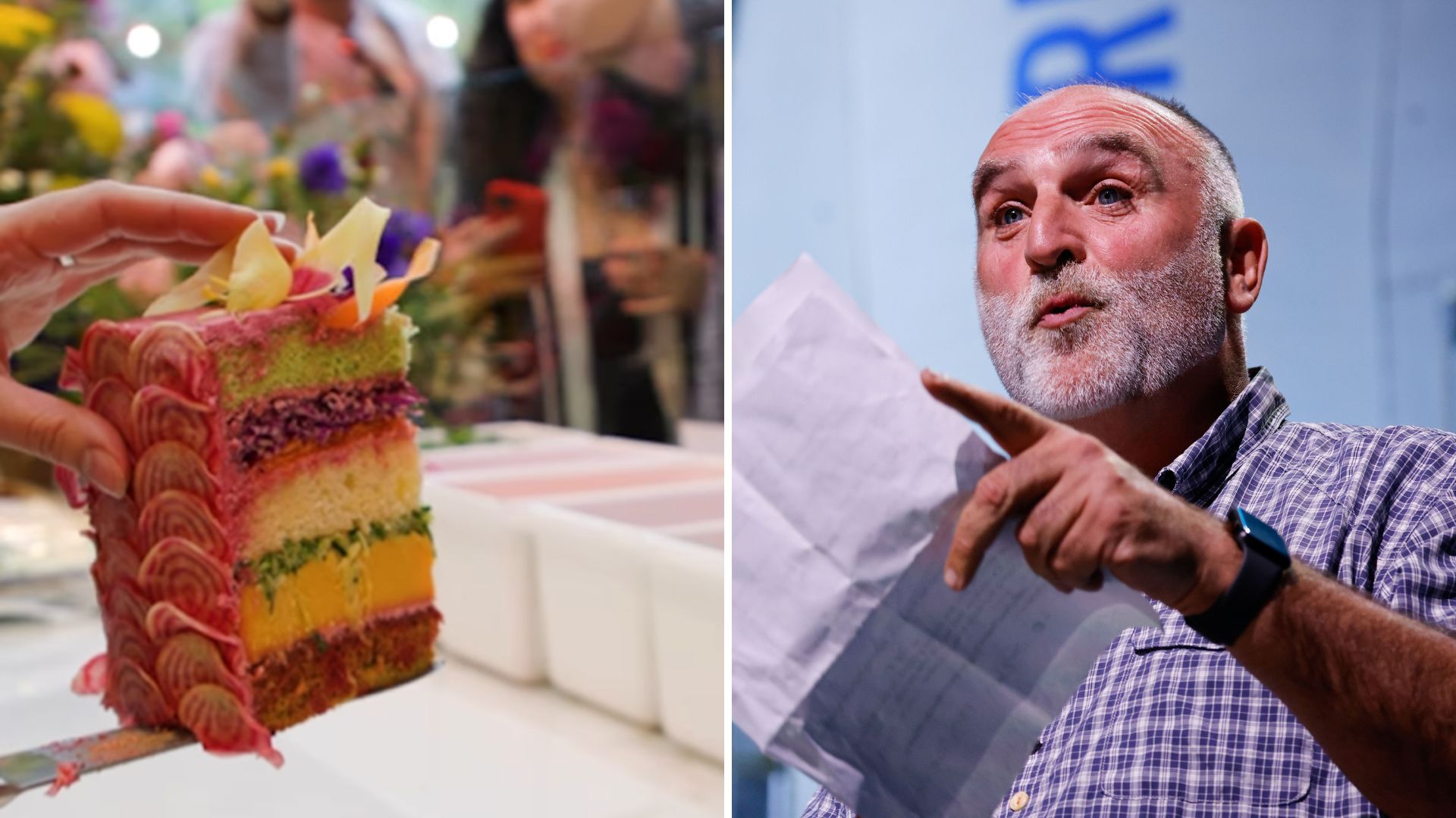 El postre más sano de uno de los restaurantes de José Andrés: una ensalada que se convierte en tarta