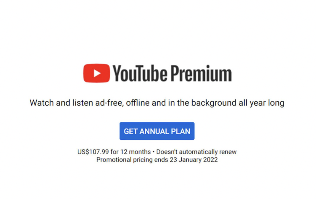 Nuevos planes de YouTube Premium para Alemania, uno de los países seleccionados para la reducción de los costos. (foto: Lifestyle)