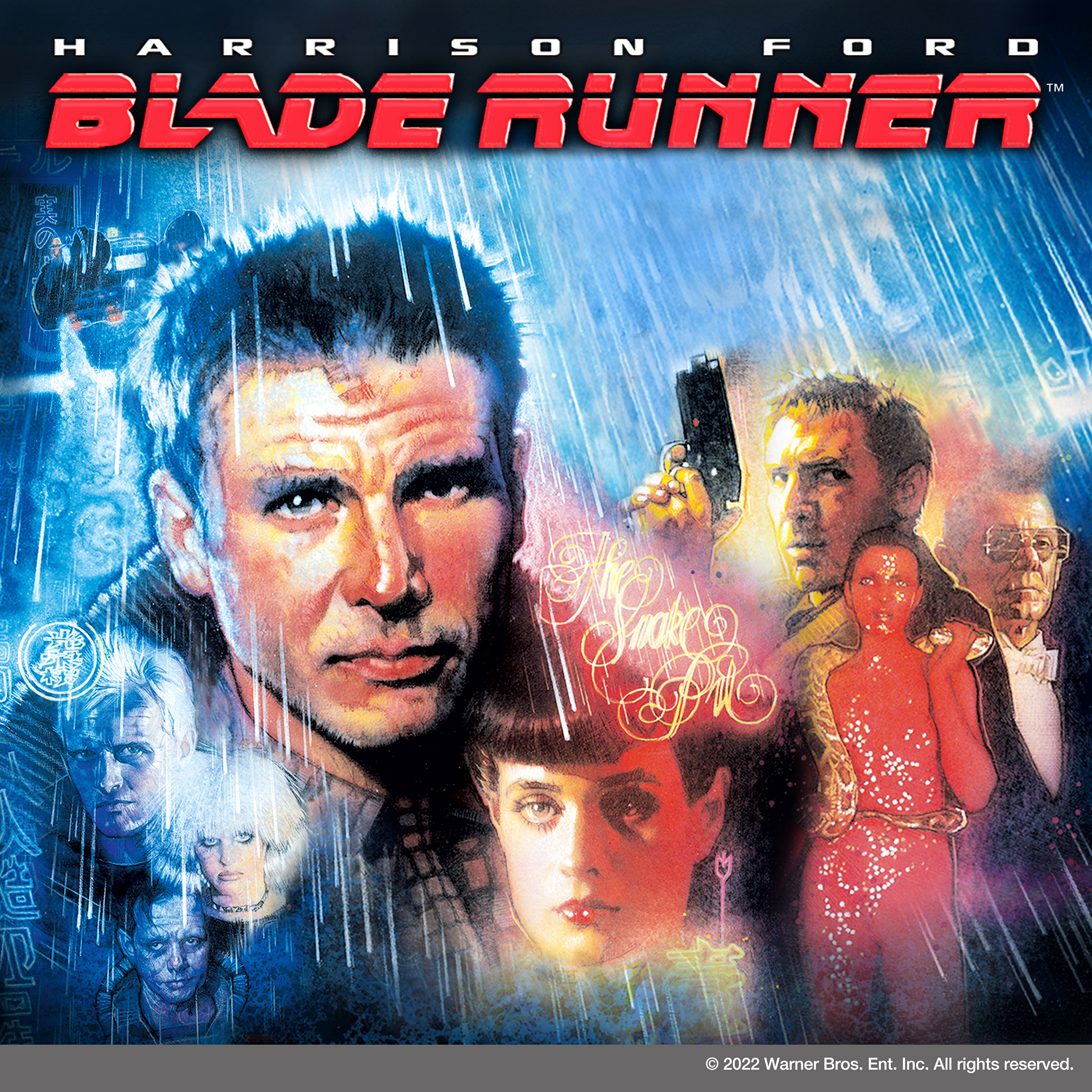 Afiche de "Blade Runner" (1982), de Ridley Scott