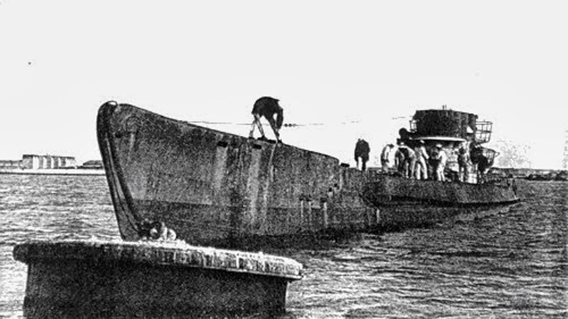 El U-530 se rindió en Mar del Plata el 10 de julio de 1945
