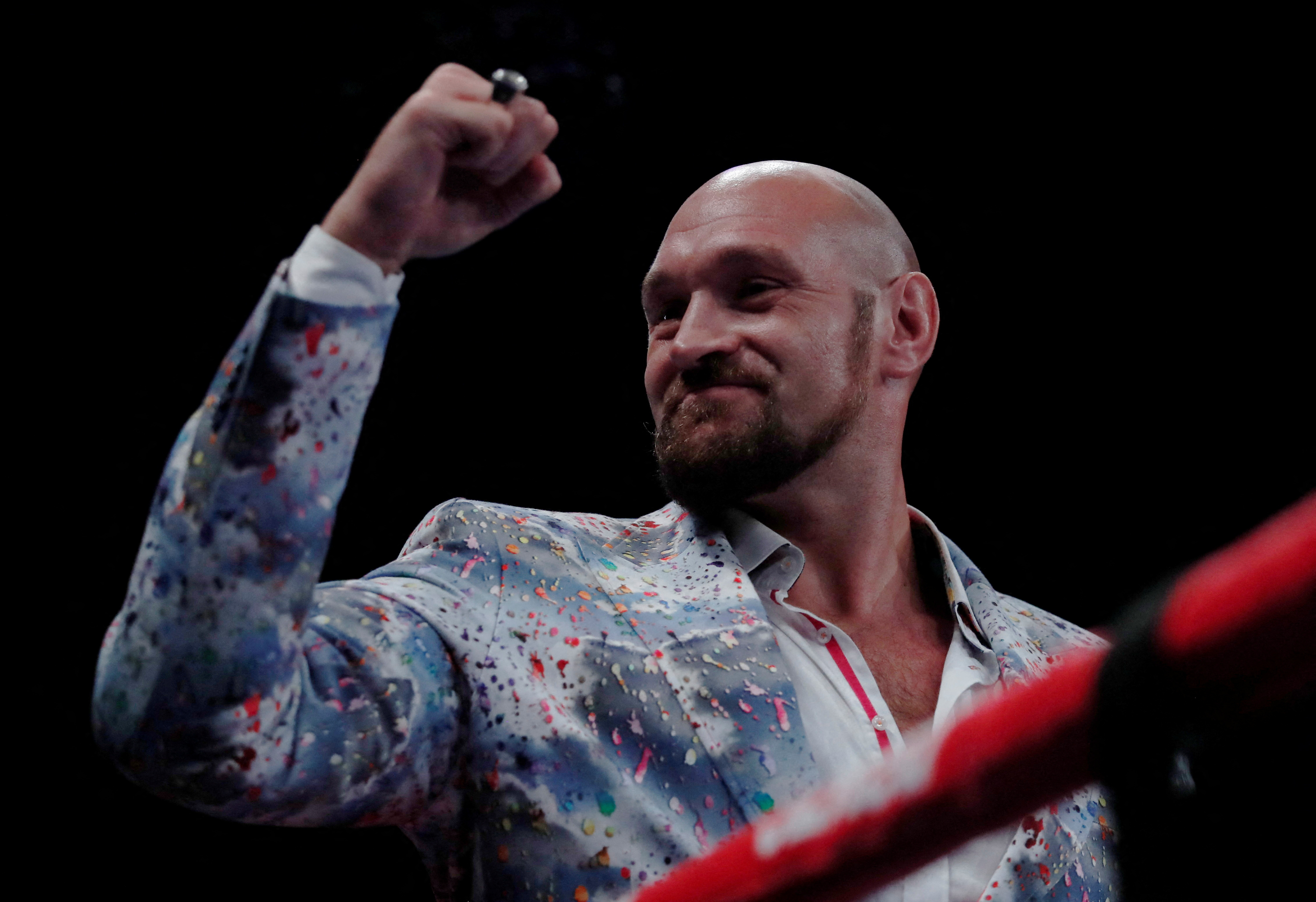 Tyson Fury podría volver del retiro para exponer su campeonato contra un rival por confirmar (Foto: Andrew Couldridge/REUTERS)