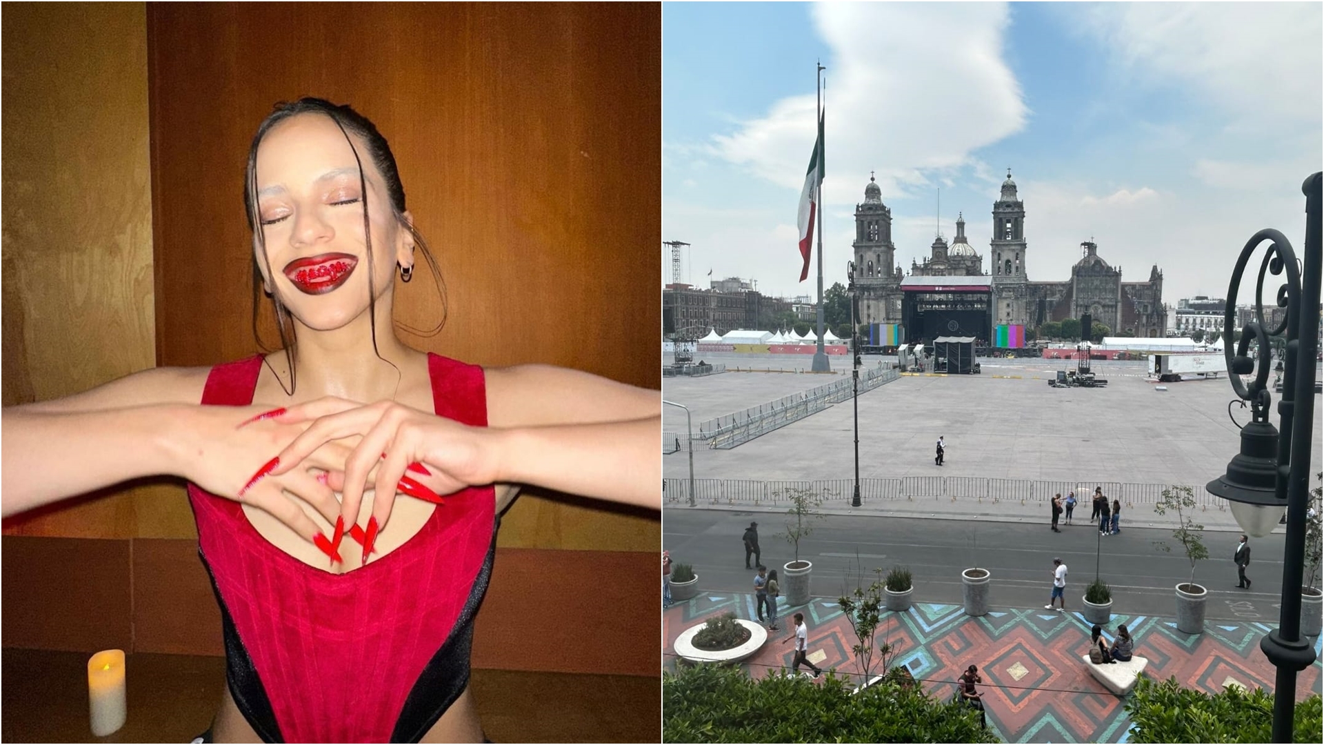 Cómo será el show de Rosalía en el Zócalo de la CDMX Infobae