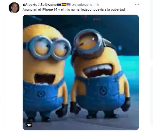 Usuarios en redes sociales reaccionaron al anuncio de la fecha de presentación del nuevo teléfono de Apple (Fotos: Captura de pantalla Twitter)