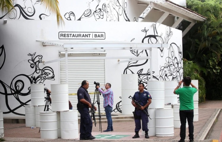 El restaurante en Puerto Vallarta donde fueron secuestrados los hijos de Joaquín el Chapo Guzmán (Foto: EFE)