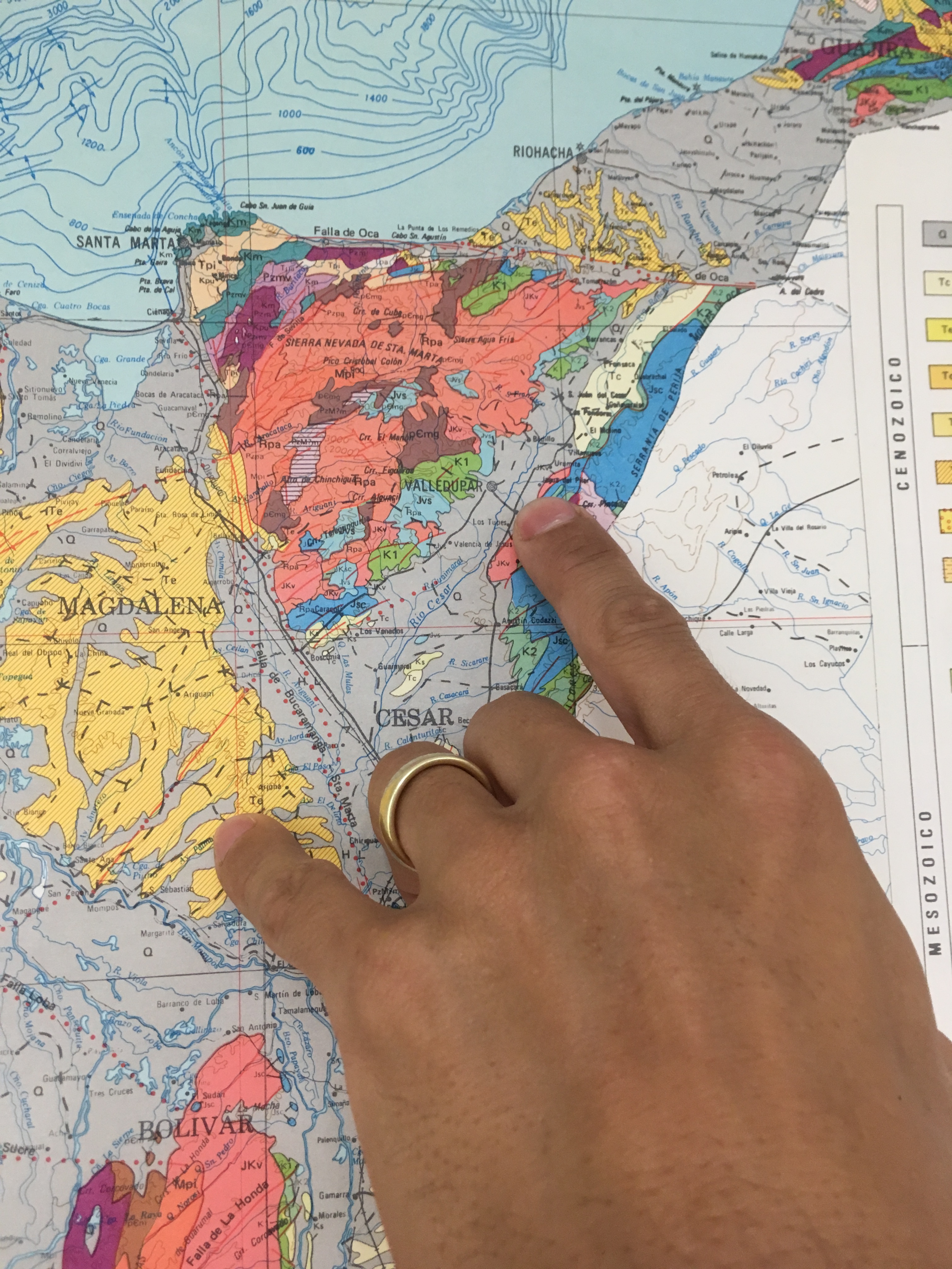 Mapa satelital del descubrimiento. Wilson Mantilla
