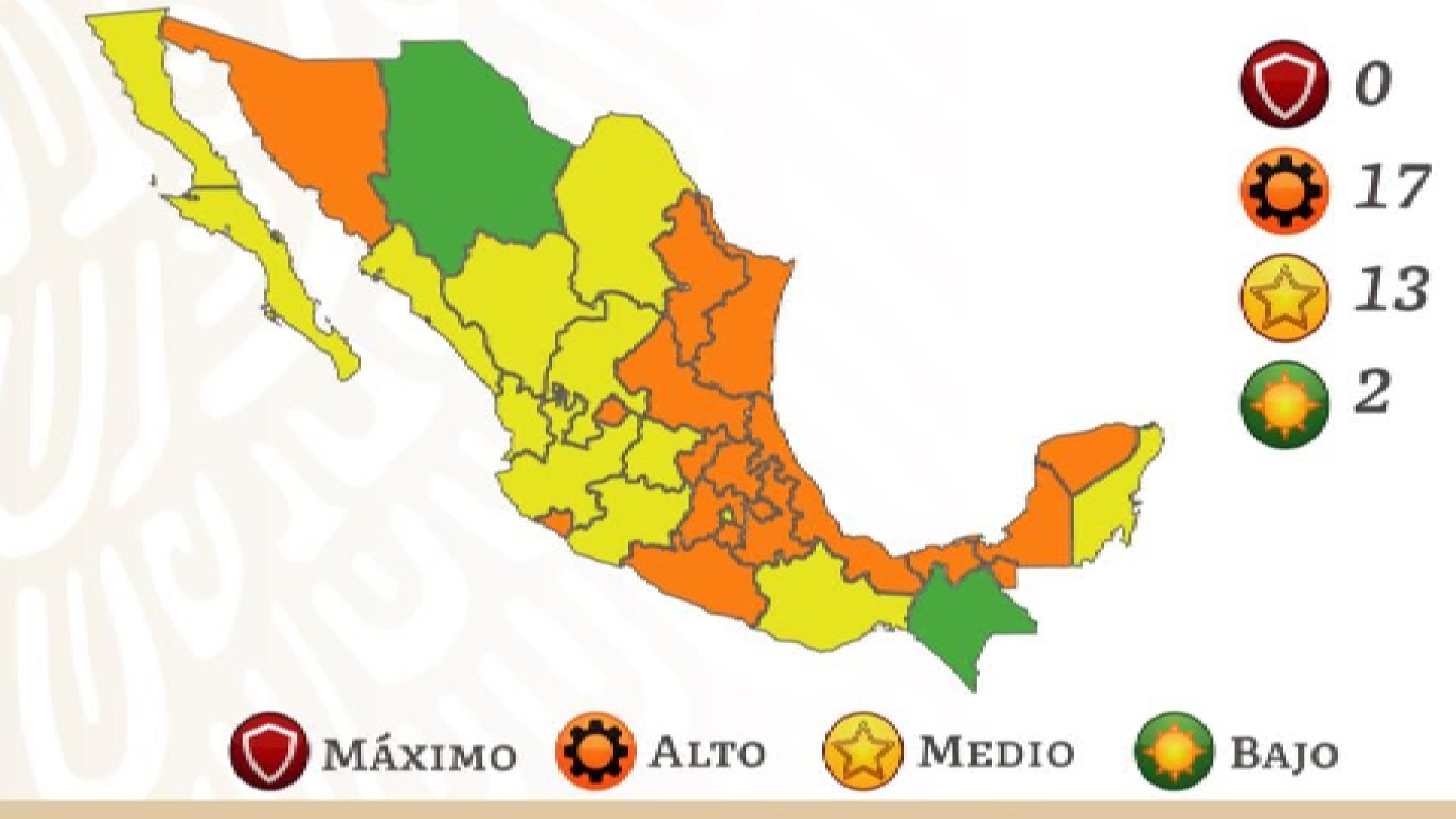 Semáforo COVID-19 en México: Chihuahua y Chiapas estarán en color verde y  ningún estado en rojo - Infobae