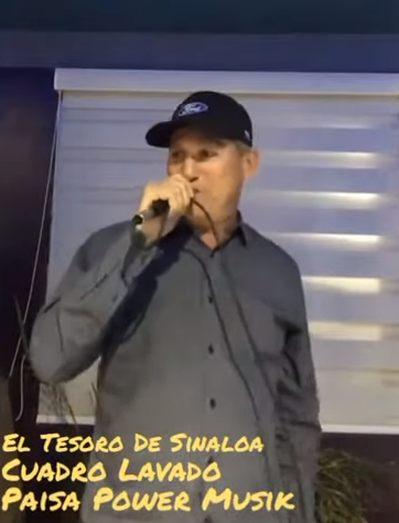 "El Tesoro de Sinaloa", cantante de corridos (Foto: Captura de pantalla de YouTube/ Paisa Power Musik)