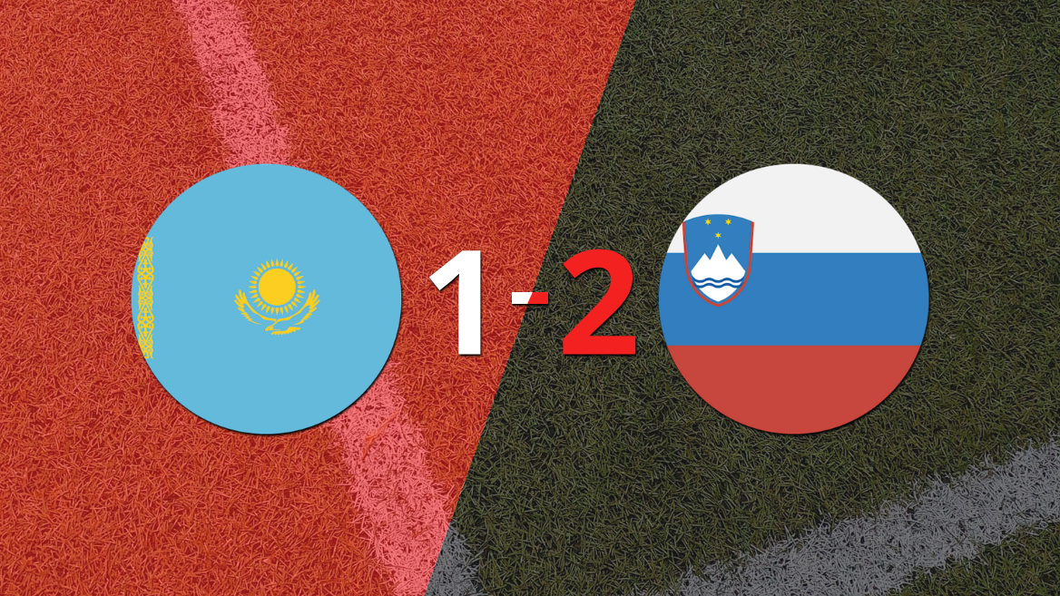 Kazajistán cayó 2-1 en casa frente a Eslovenia