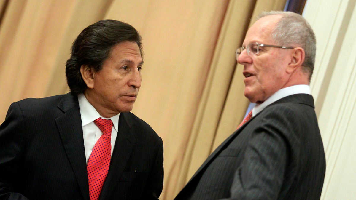El recluido expresidente Alejandro Toledo, que albergó a PPK como ministro de Economía durante su gestión, fue interrogado por este caso. (ANDINA)