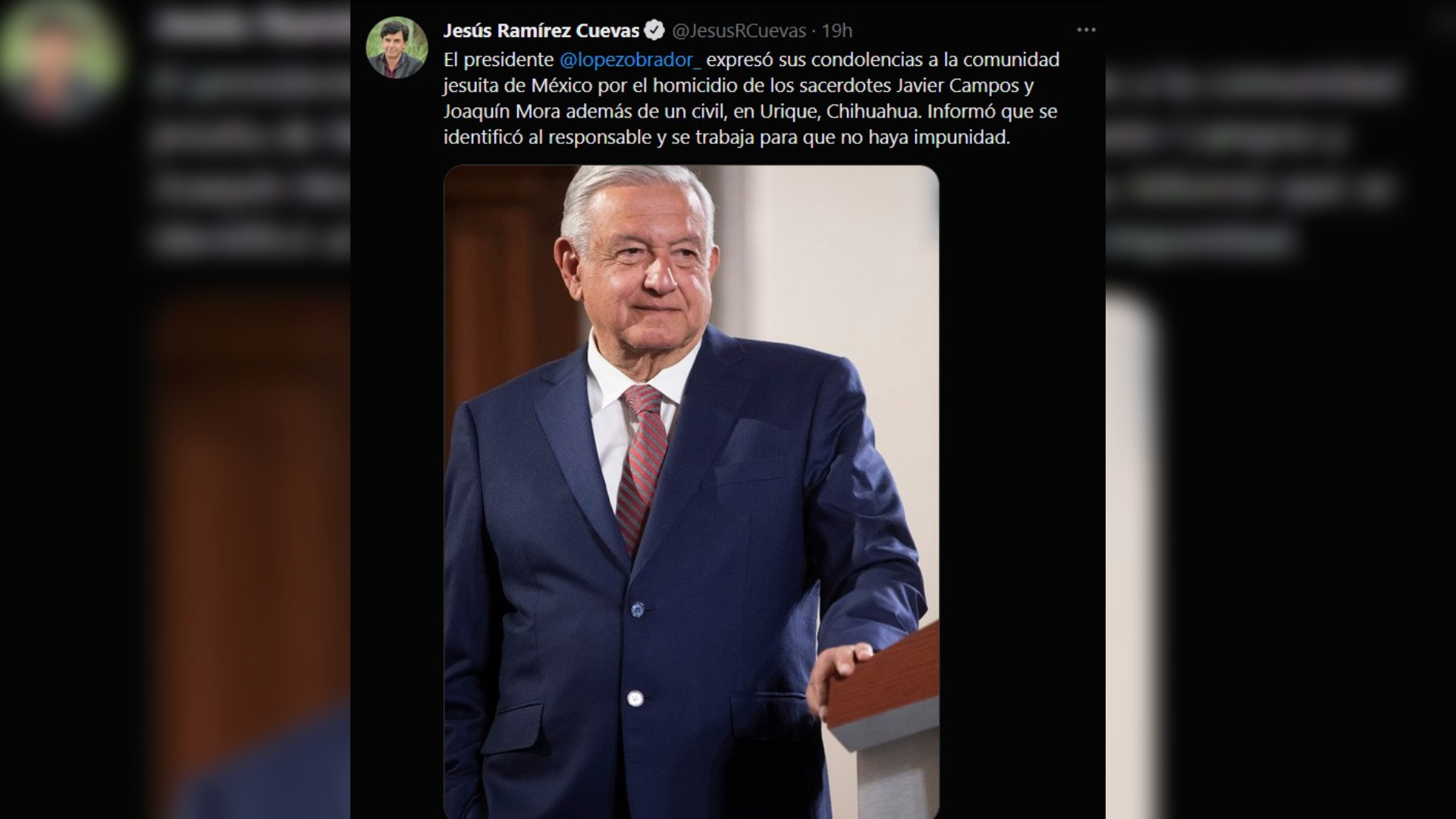 Captura: Twitter/@JesusRCuevas