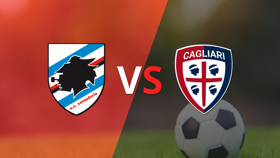 Sampdoria y Cagliari igualaron 2 a 2