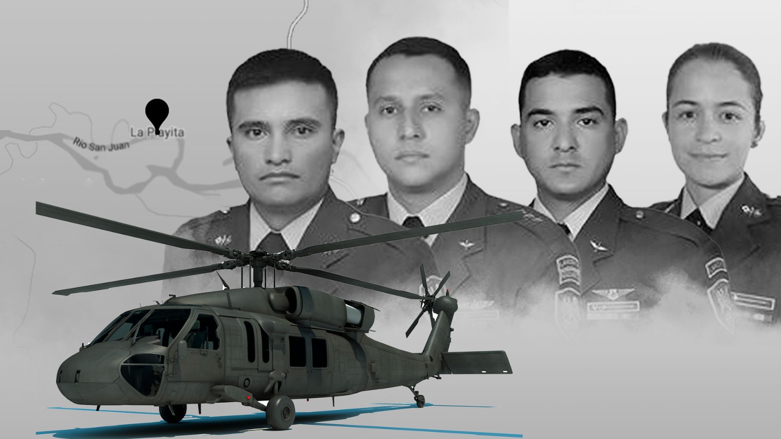 Fallecidos en accidente de helicóptero del Ejército. Jesús Áviles - Infobae