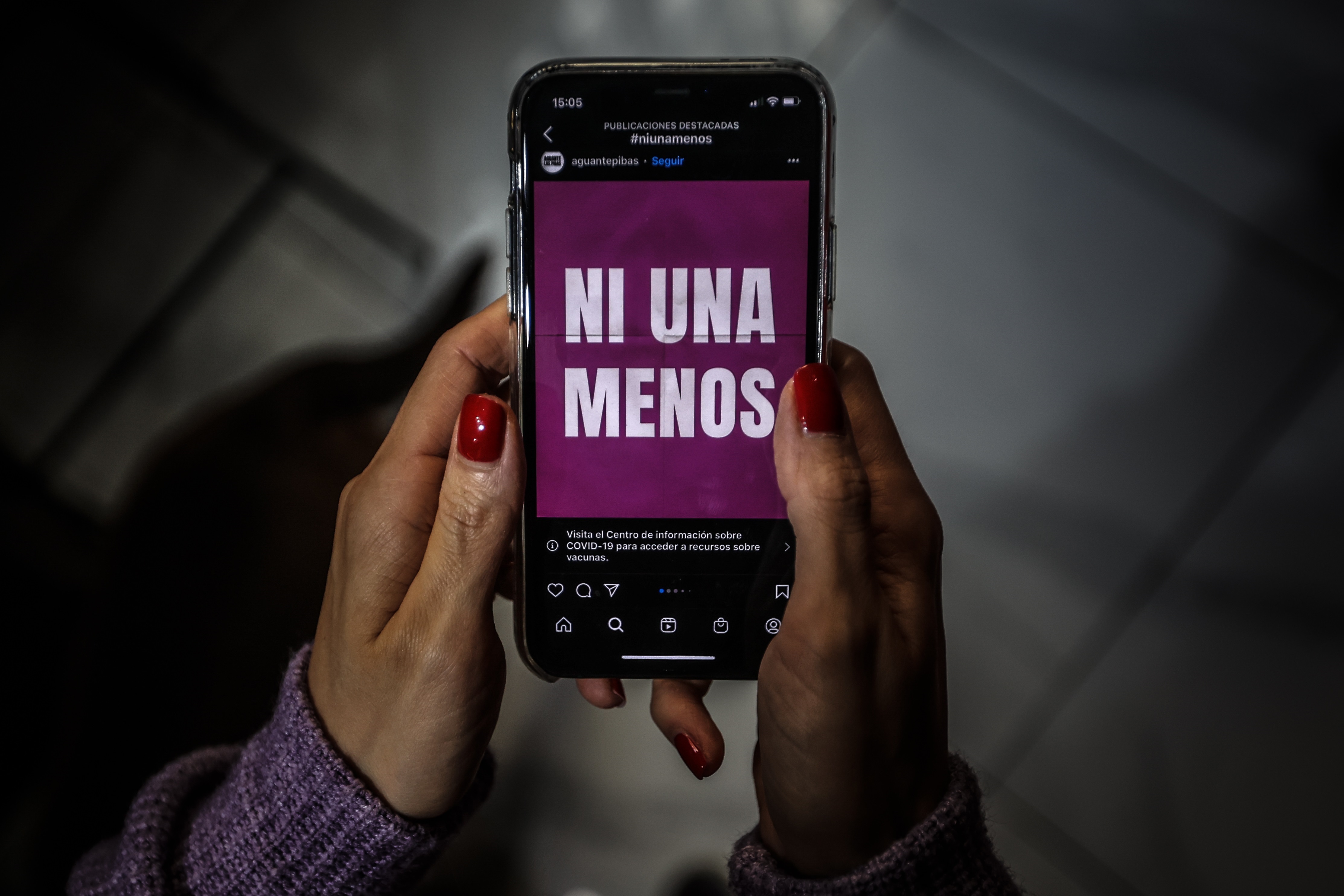 En Argentina el movimiento "Ni Una Menos" generó un antes y un después y aceleró la publicación de un registro de femicidios en la Corte Suprema (EFE/ Juan Ignacio Roncoroni)
