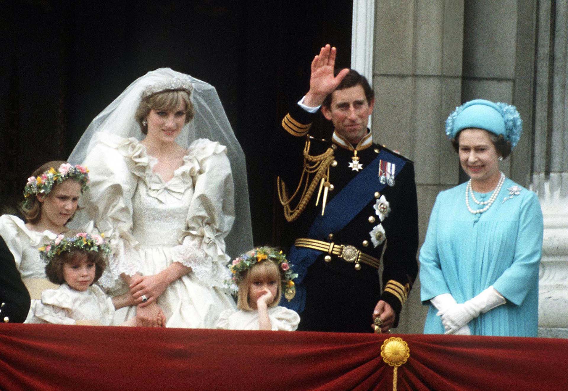 El 29 de julio de 1981, Carlos y Diana se casaban ante el beneplácito de la Reina (Terry Fincher/Princess Diana Archive/Getty Images)
