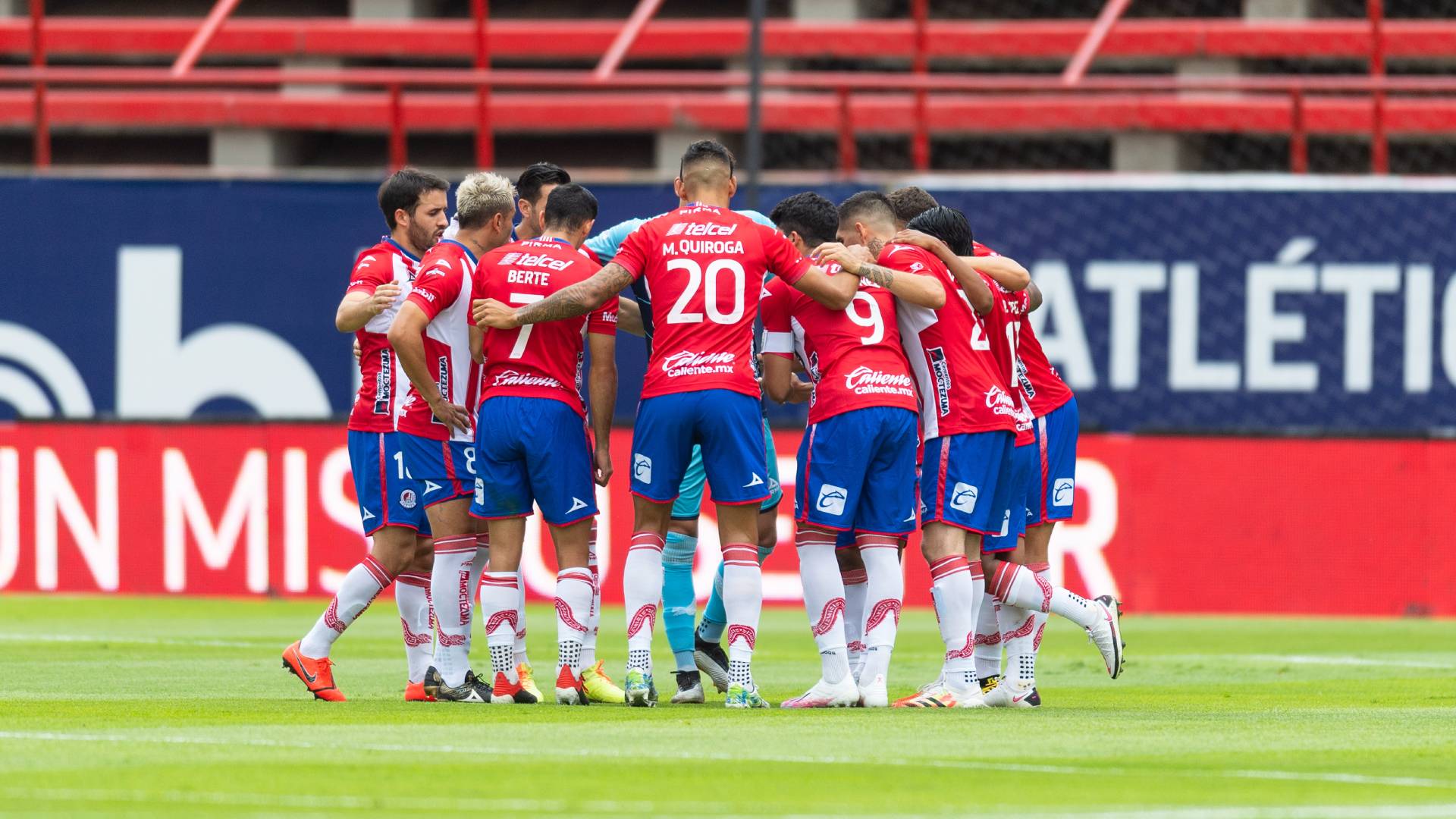 Guillermo Vázquez se mostró contento con el accionar de su equipo (Foto: Cortesía/ Atlético de San Luis)
