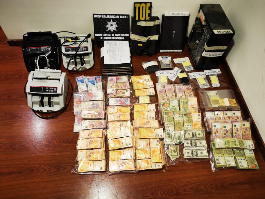 Rosario: cinco presuntos financistas detenidos por lavar dinero a una banda narco