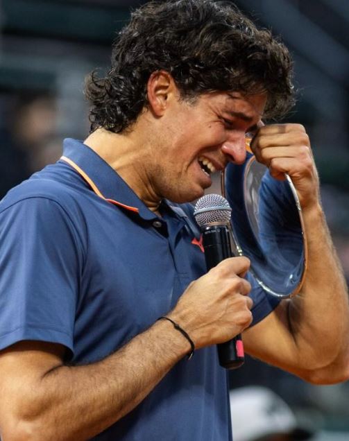 La emotiva escena de la final del Buenos Aires Challenger: el llanto de Facundo Mena en pleno partido