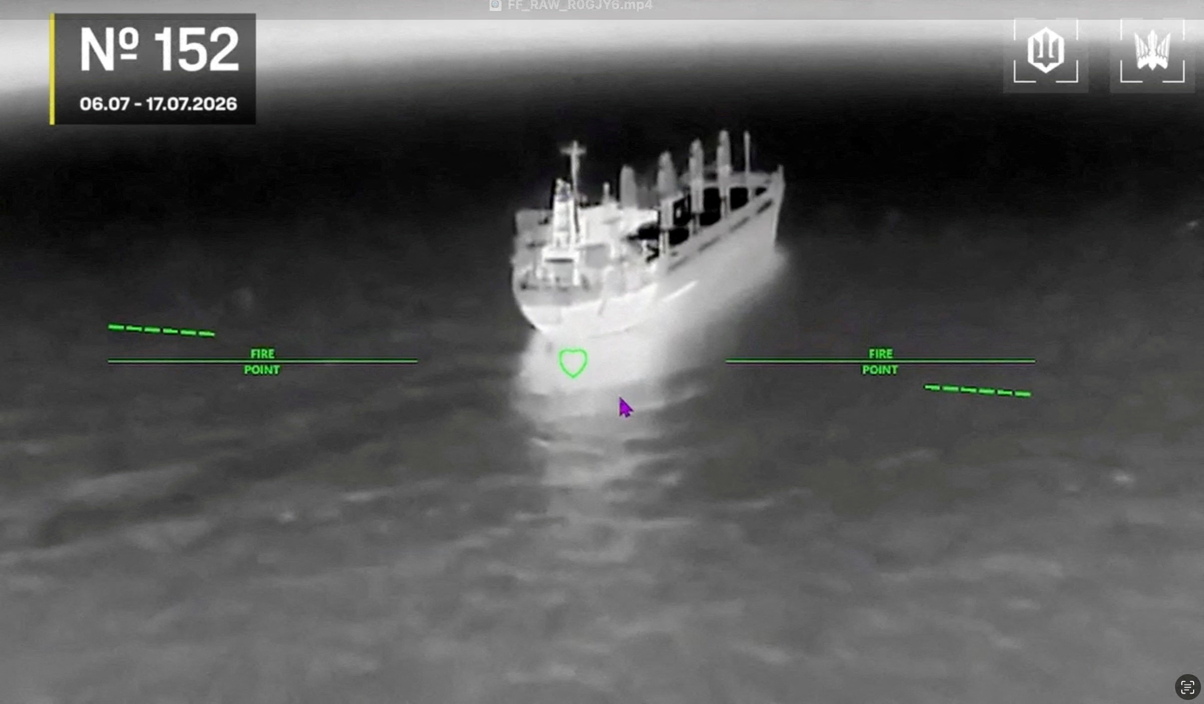 Ucrania hundi&oacute; un buque portacontenedores de propiedad rusa en el Mar Negro