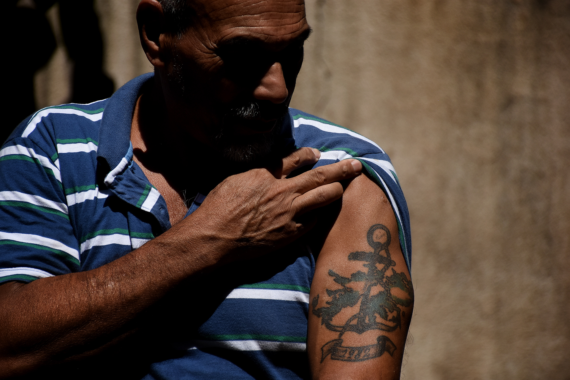 El tatuaje de Horacio Nuñez: las Malvinas y la Armada Argentina en la piel y el corazón (Matías Arbotto)