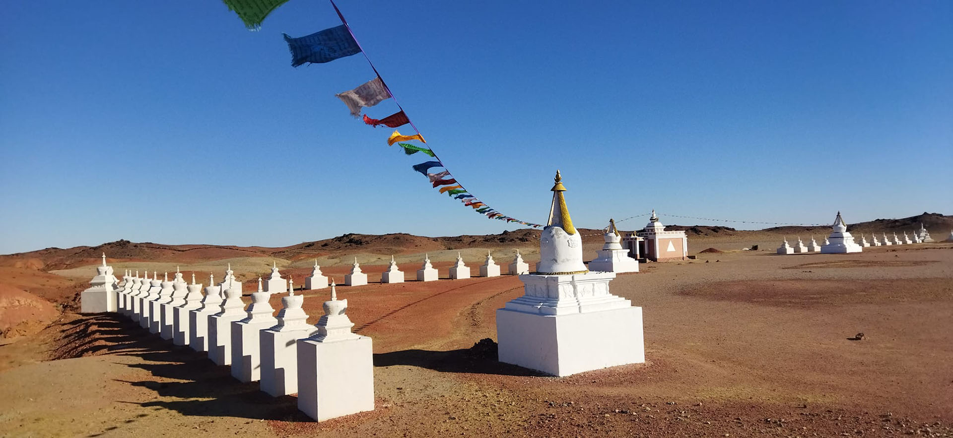 Monasterio de Khammar kid, en Gobi, Mongolia