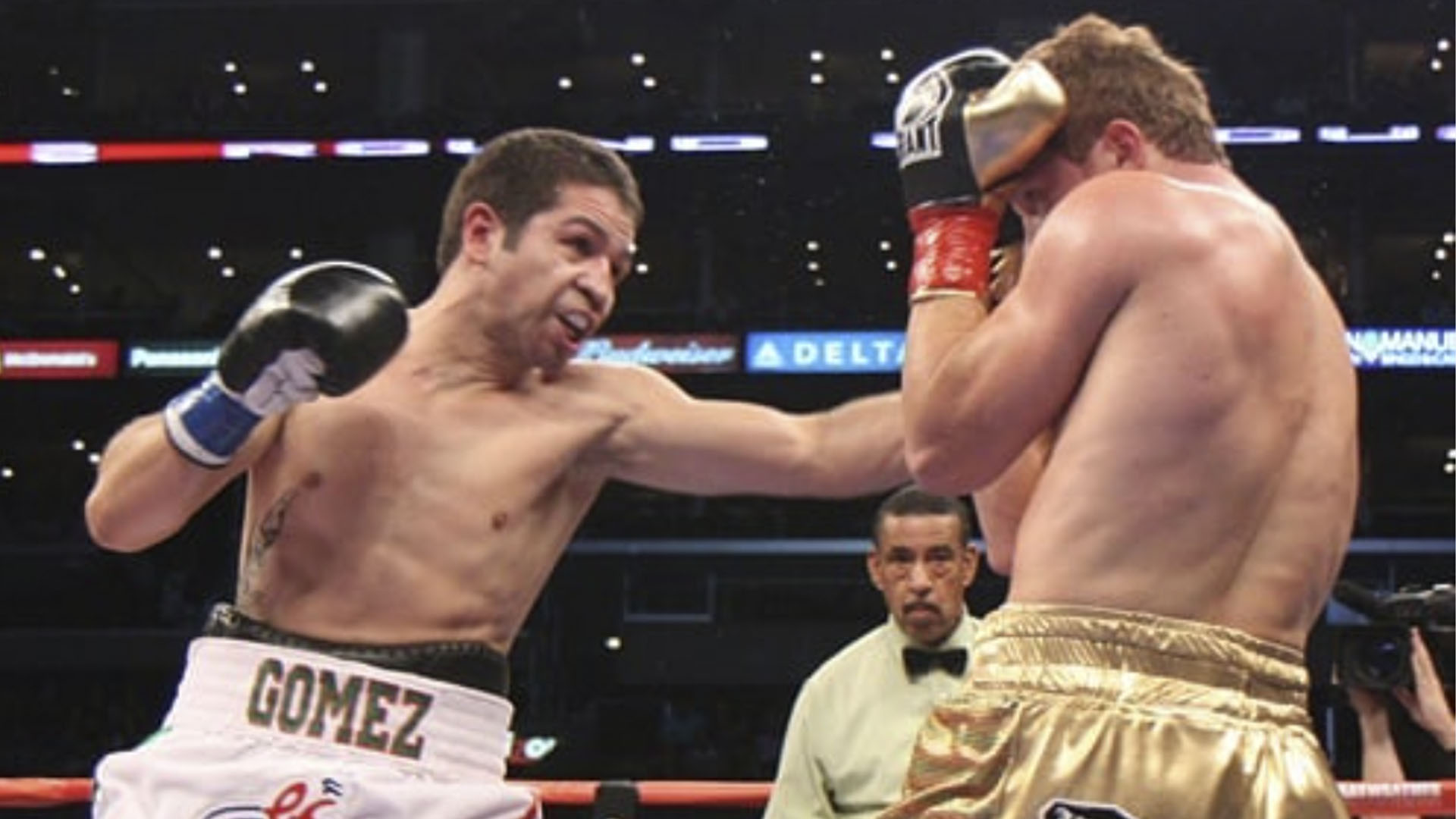 Gómez retó a Canelo Álvarez en la cúspide de su carrera, aunque cayó por la vía del nocaut (Foto: Instagram/@boxeadordespierto)