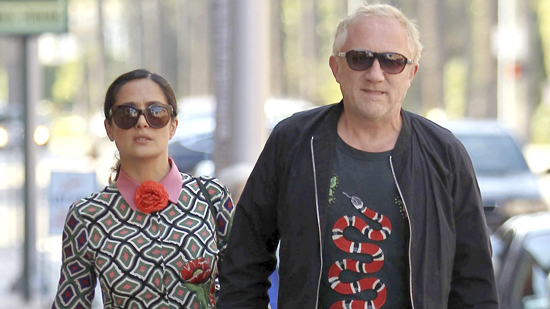 Salma Hayek is married to businessman François-Henri Pinault.  (The Grosby Group)