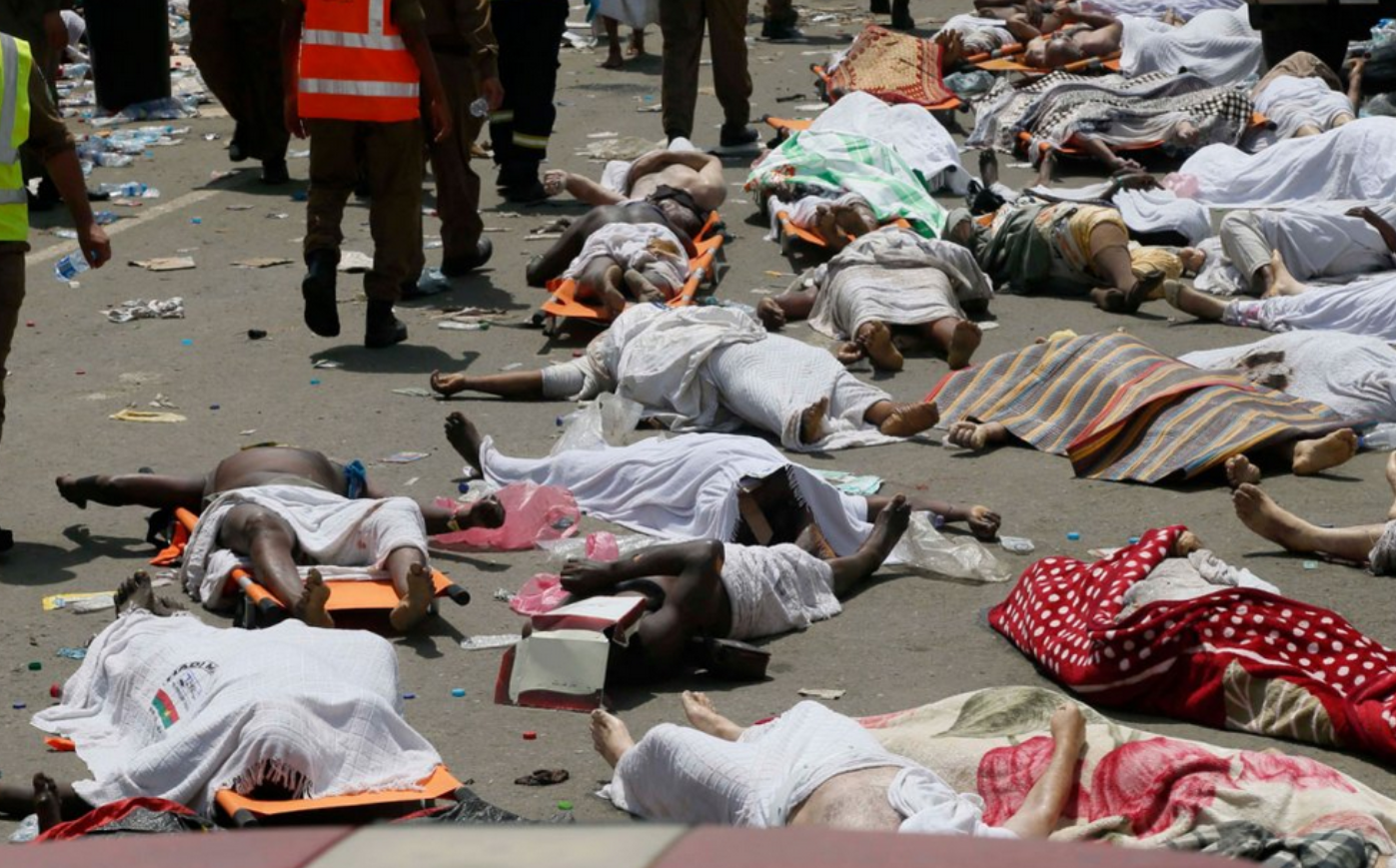 2300 muertos dejó estampida en La Meca en el año 2015. (TWITTER)