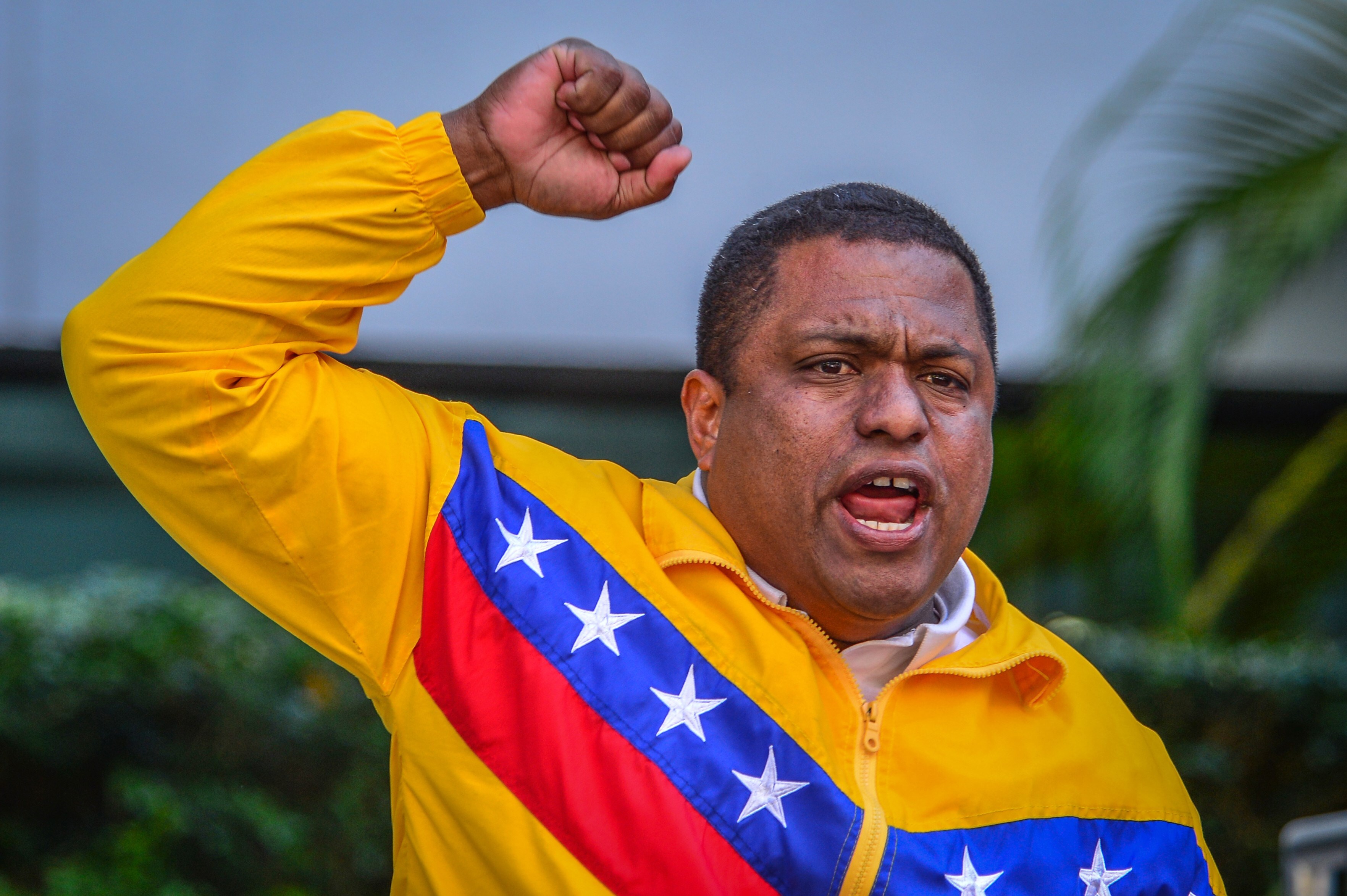 Imagen de archivo del presidente de Venezolanos Perseguidos Políticos en el Exilio (Veppex), el exmilitar venezolano José Antonio Colina. EFE/Giorgio Viera
