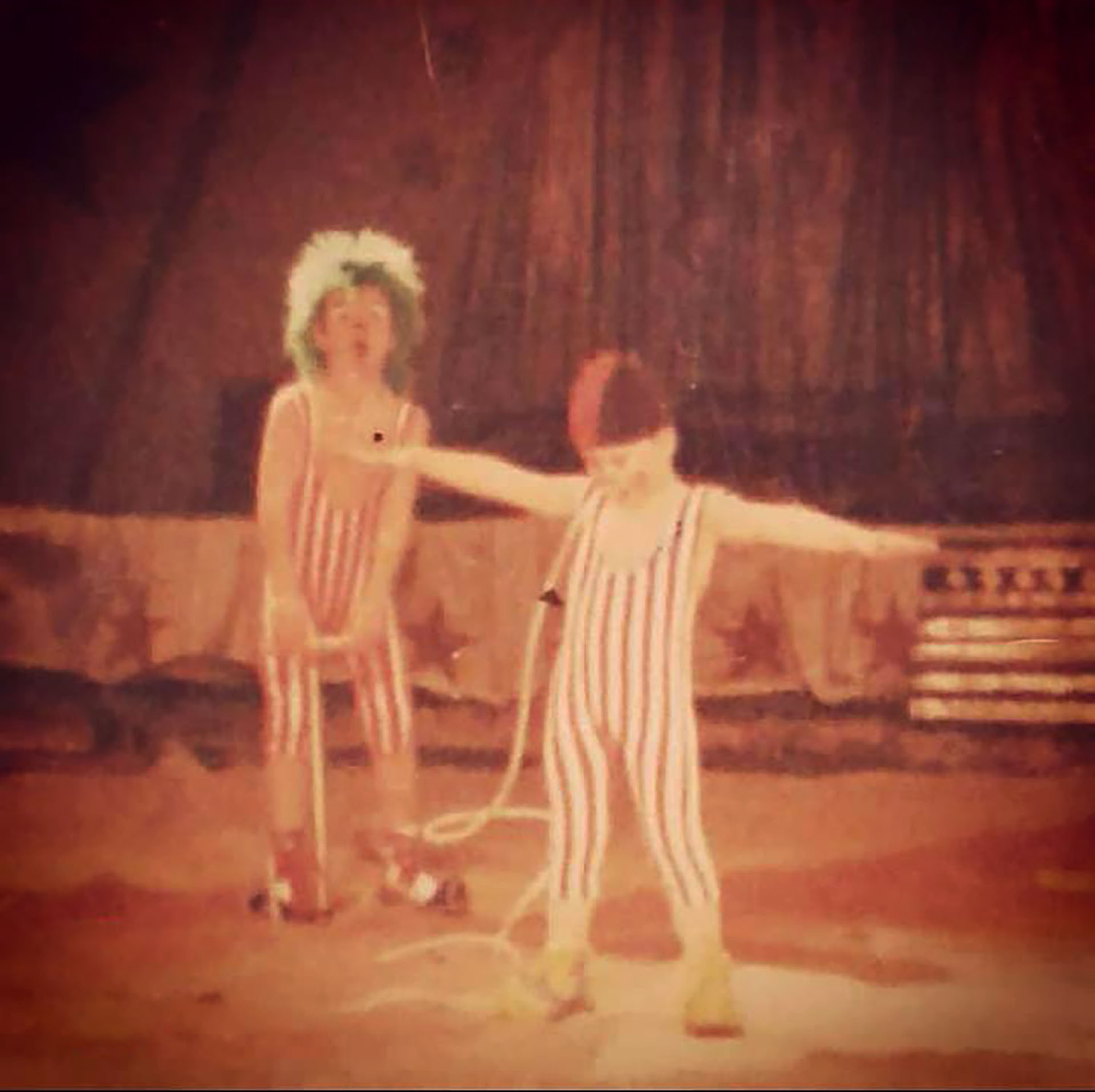 Franco y uno de sus hermanos en Circo XXI
