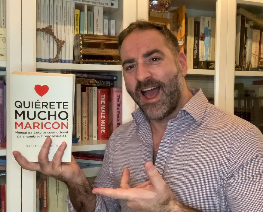 Gabriel J. Martín es autor de cinco libros sobre sexo afectividad gay. (FOTO: @gabrieljmartin)