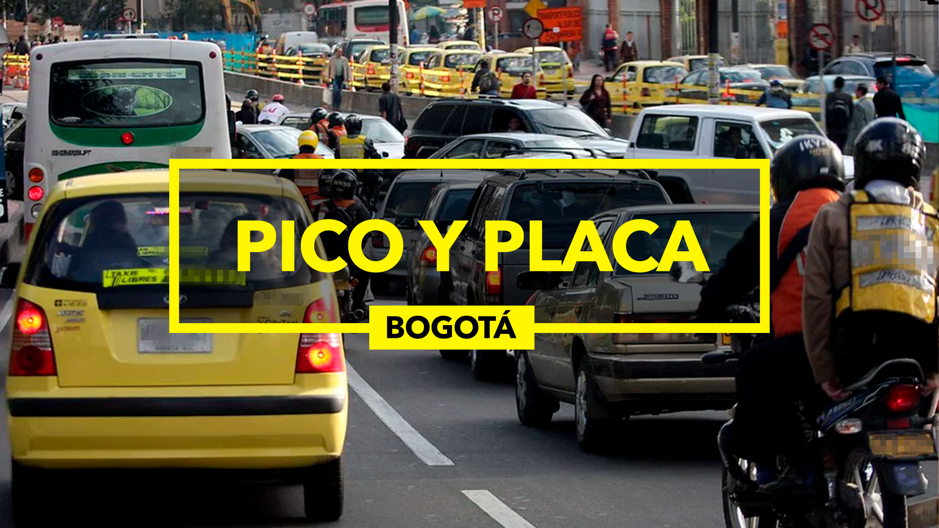 Pico y placa en Bogotá (ilustración: Jovani Pérez/Infobae)